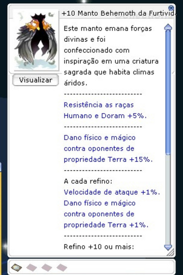 Manto Behemoth +10 - Carta Kraken