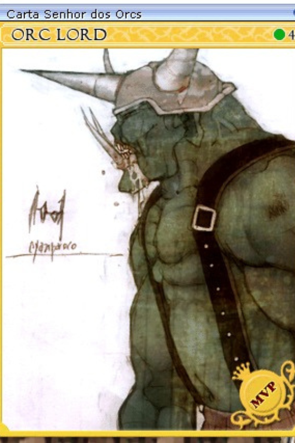 Carta Senhor dos Orcs