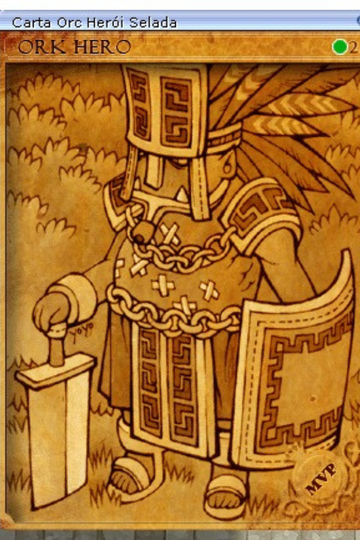Carta Orc Herói Selada